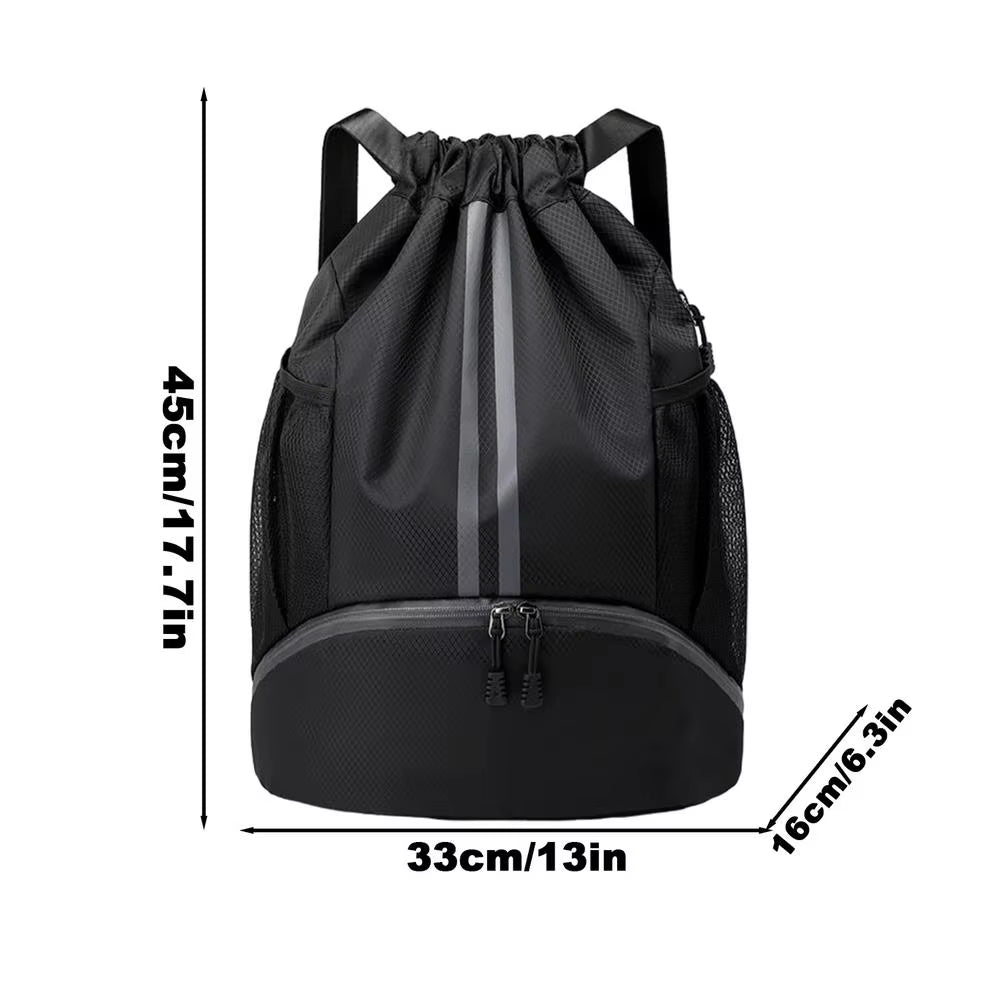 Foldable Waterproof Gym Bag Fitness Backpack Drawstring Shop Pocket Hiking Camping Beach Swimming Men Women Sports Bags