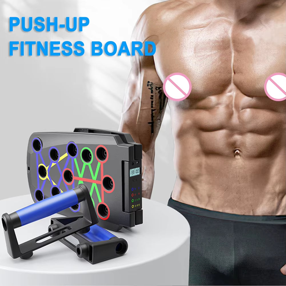 Foldable Push-Up Board 22/30 Modes at Home Push up Portable Abdominal Household Biceps Brachii Muscle Chest Training Equipment