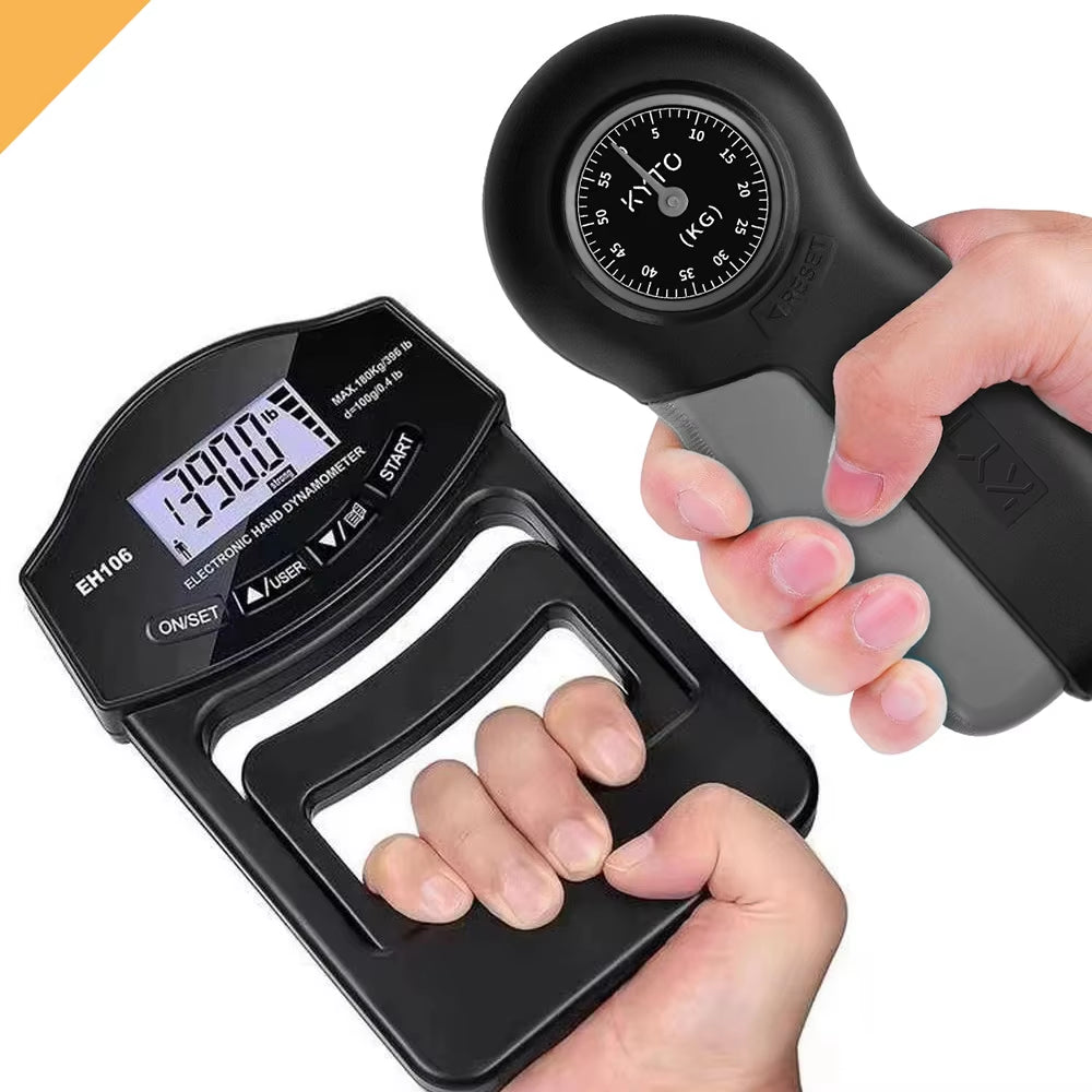 Grip Strength Tester Digital Hand Dynamometer Grip Strength Meter USB LCD Screen Hand Grip Dynamometer